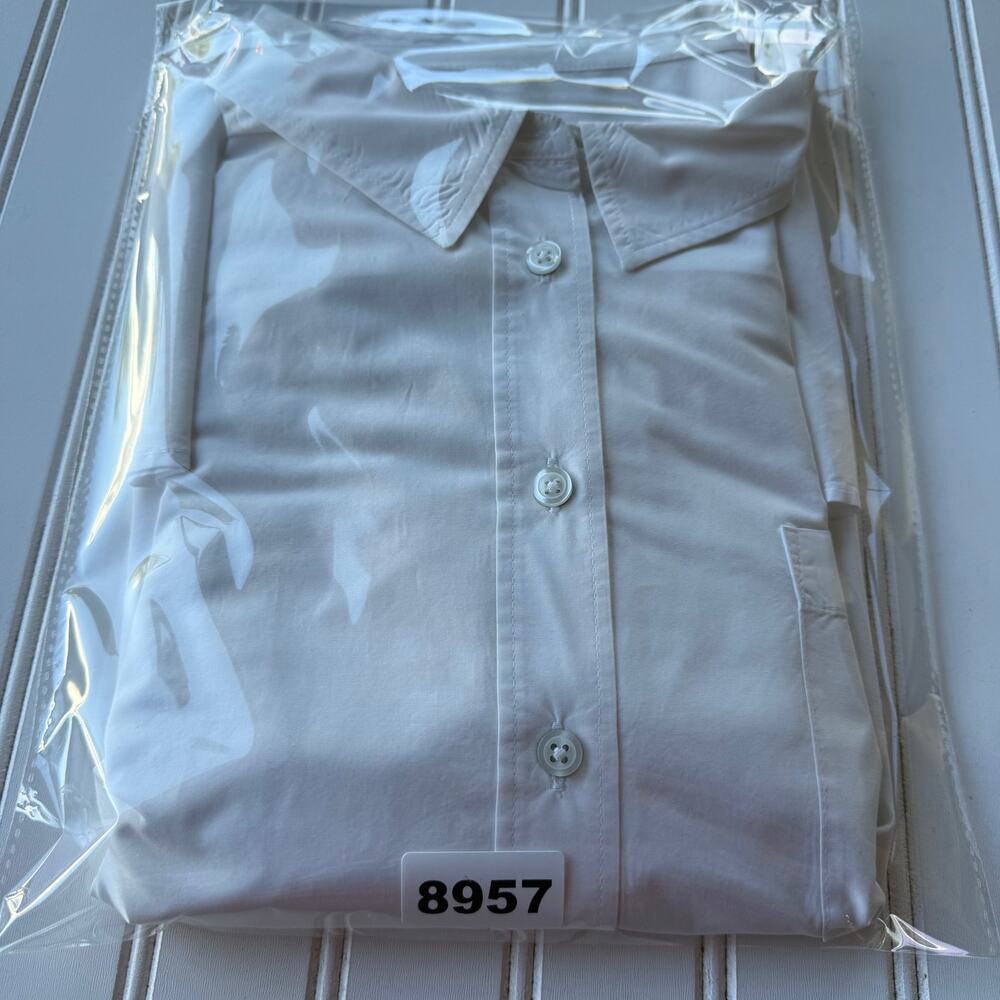 Talbots Crisp White Long Shirt size XL - Picture 11 of 11